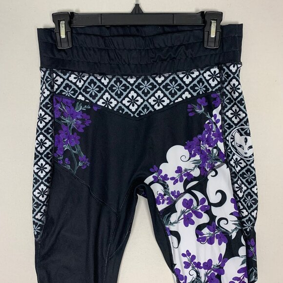 Gaidama Women's Cherry Blossom Ranked Jiu Jitsu Spats Medium - Picture 2 of 8